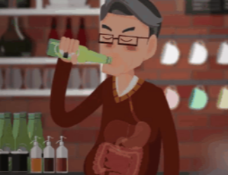 喝酒傷身，小心“干杯”變“肝悲”！